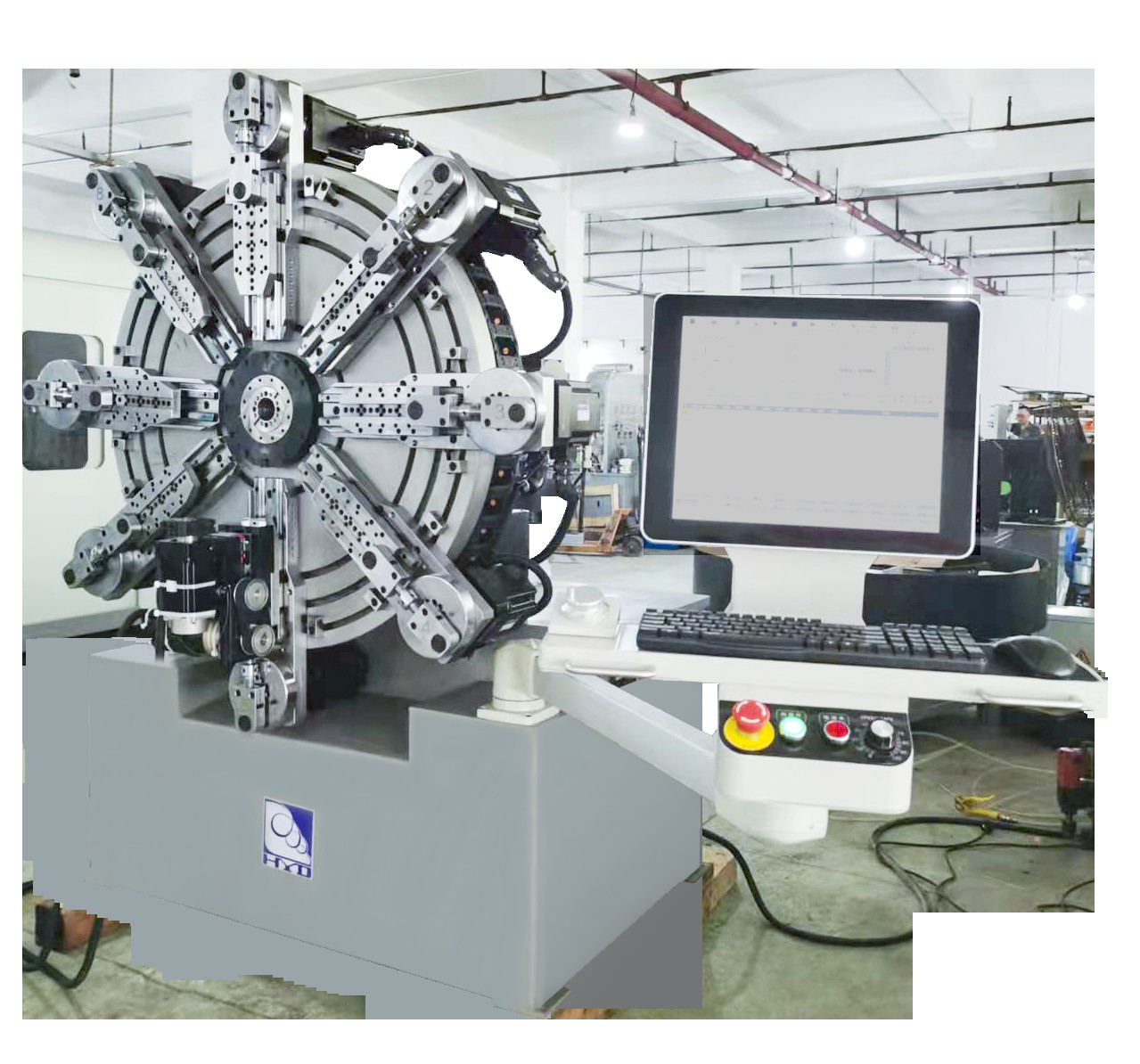 4.0mm CNC-Rückholfeder-Produktionsmaschine, die Maschinen-umwickelnde Maschine bildet
