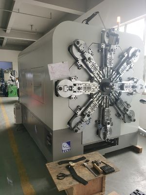 12 Achsen Kamellose CNC-Federmachmaschine Drahtformspulen Schnelle Geschwindigkeit