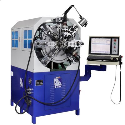 Camlose Zwölf-Achsen-CNC-Federwickelmaschine für Drahtstärken von 0,3 - 2,5 mm CNC-Federwickelmaschine