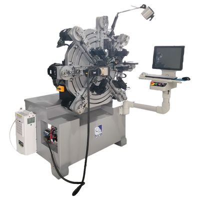 CNC Spring Machine Automatic Spring Machine with 4 Pairs Wire Feed Roller 1 Year Warranty and OEM Service