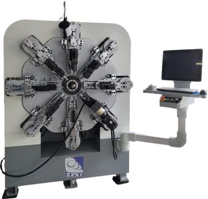 Automatische Multifunktionsmaschine mit 12 Achsen Computer-Feder-Wickelmaschine 1-4mm-Federherstellungsanlage mit Kernmotorkomponente