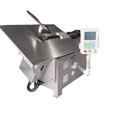 Hochpräzise 2,5-10,0 mm 2D-Automatische Drahtbiegemaschine 4-5-Achsen-Drehkopf mit Motor für die Automobilindustrie