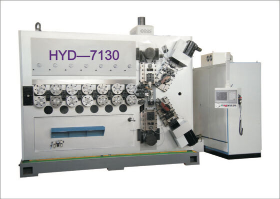 Automatische 7-Achsen-CNC-Multifunktions-Wicklungs-Federmachine 6-16mm Kernmotorkomponente für Metall und Metallurgie