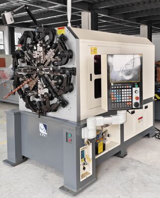 Cam 4,0 mm CNC-Federherstellungsausrüstung Sanyo Motor CE ISO9001 Blue Systems