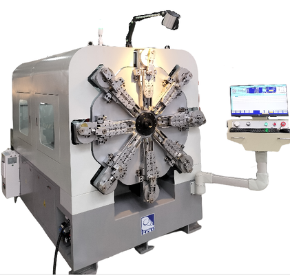 Maschine für die Bearbeitung von Federflächen ohne Kammer 1.0-4.0 mm 12 Achsen Drahtformsysteme
