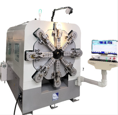 Nockenlose automatische Frühlings-Maschine, Frühlings-umwickelnde Maschine mit zwölf Äxten