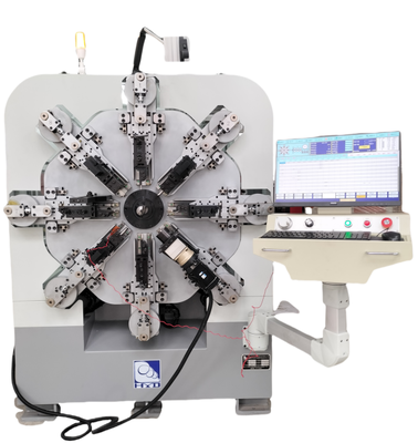 Nockenlose automatische Frühlings-Maschine, Frühlings-umwickelnde Maschine mit zwölf Äxten