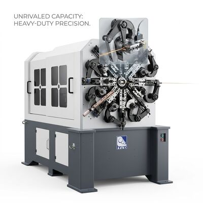 Fünf-Achsen-Drahtdreh-CNC-Federmaschine 1,0 - 4,0 mm Japan Motor System