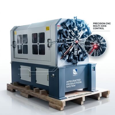 Fünf-Achsen-Drahtdreh-CNC-Federmaschine 1,0 - 4,0 mm Japan Motor System