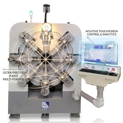 Hochpräzise CNC-Draht-Rotationsformmaschine mit maximalem Vorschub von 100 m pro Minute