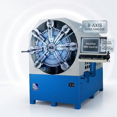 Zwölf Achsen CNC-Federmaschine Feder rotierender Drahtdurchmesser 2,5 mm Systeme