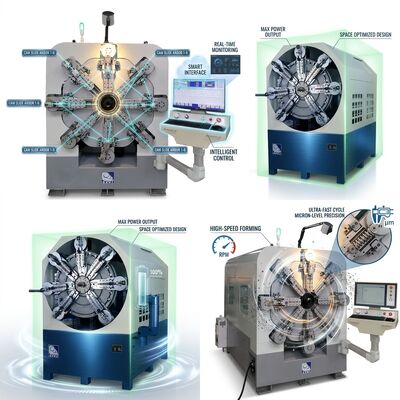 Maschine für die CNC-Federwicklung ohne Kammer Computergestützte Systeme mit Durchmesser 0,3 - 2,5 mm