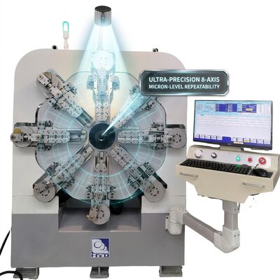 Hochpräzise CNC-Federherstellungsmaschine mit einachsigen Servomotorsystemen