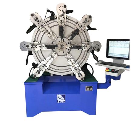 27 kW CNC-Spanntorsionsfederwickelmaschine mit zwölf Achsensystemen