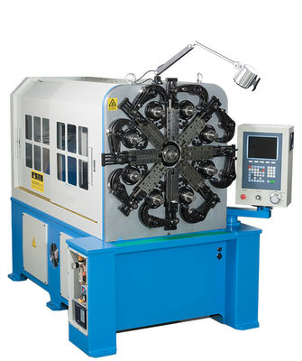 Cam 4,0 mm CNC-Federherstellungsausrüstung Sanyo Motor CE ISO9001 Blue Systems