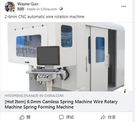 CNC Federformmaschine Sanyo Motor Präzisionswickelmaschine