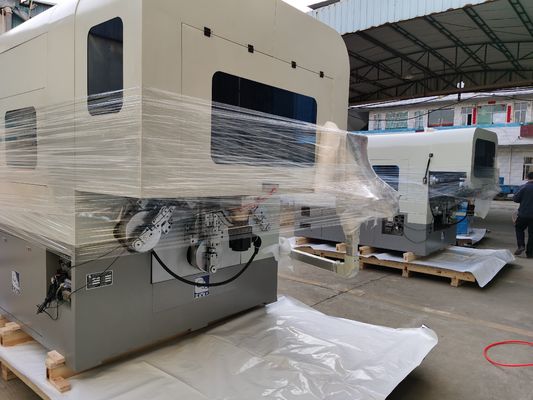 Nockenlose 14-Achsen-CNC-Federwickelmaschine mit Drahtdrehformer