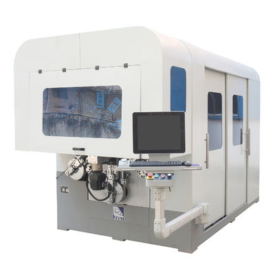 Nockenlose 14-Achsen-CNC-Federwickelmaschine mit Drahtdrehformer
