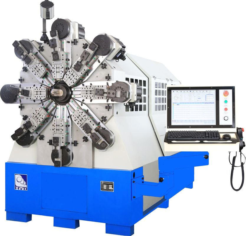 Max. vierzehn Achsen CNC-Federmaschine 2,0 mm – 6,0 mm Nockenlose Torsionssysteme
