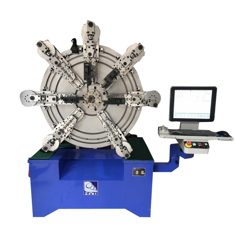 Computergestützte Spannungs- und Torsionsfederherstellungsmaschine mit zehn-zwölf Achsen-Systemen