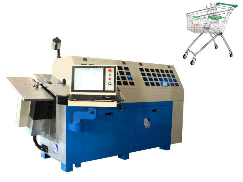 10-Achsen-Computer-Drahtbiegemaschine zum Formen von niedriggekohltem Stahl 2,0-6,0 mm Draht für CNC-Federmaschinen