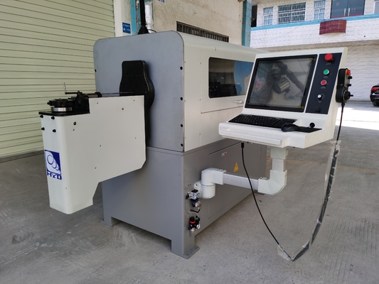 8-15mm verbiegende Maschine großen Draht-2D/3D, 6 Achsen-Stahldraht-verbiegende Maschine